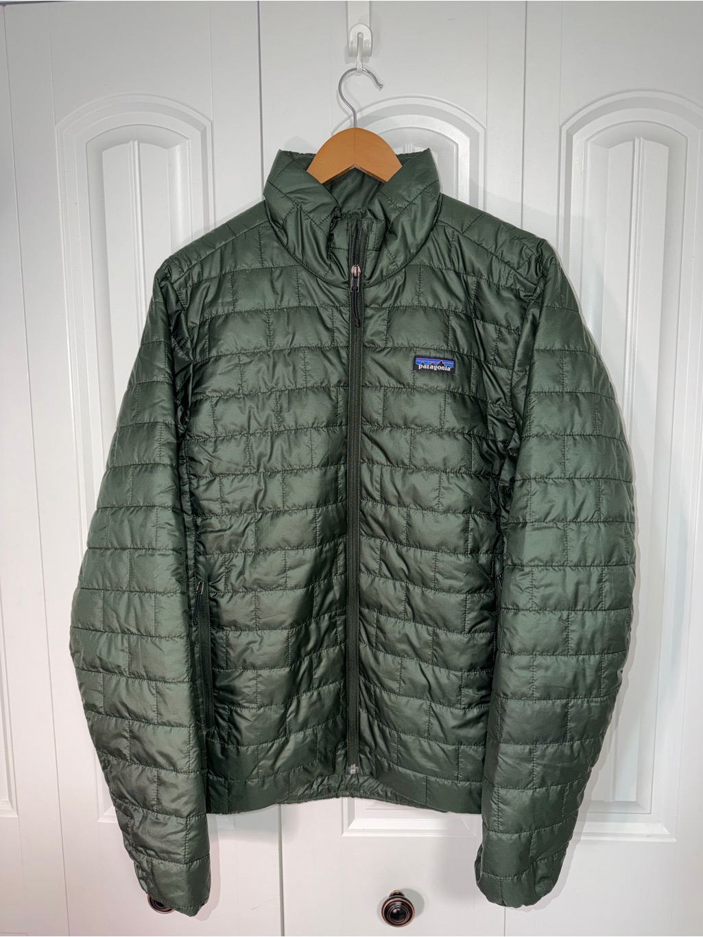 Patagonia Men’s Nano Puff Jacket Old Growth Green Size Large